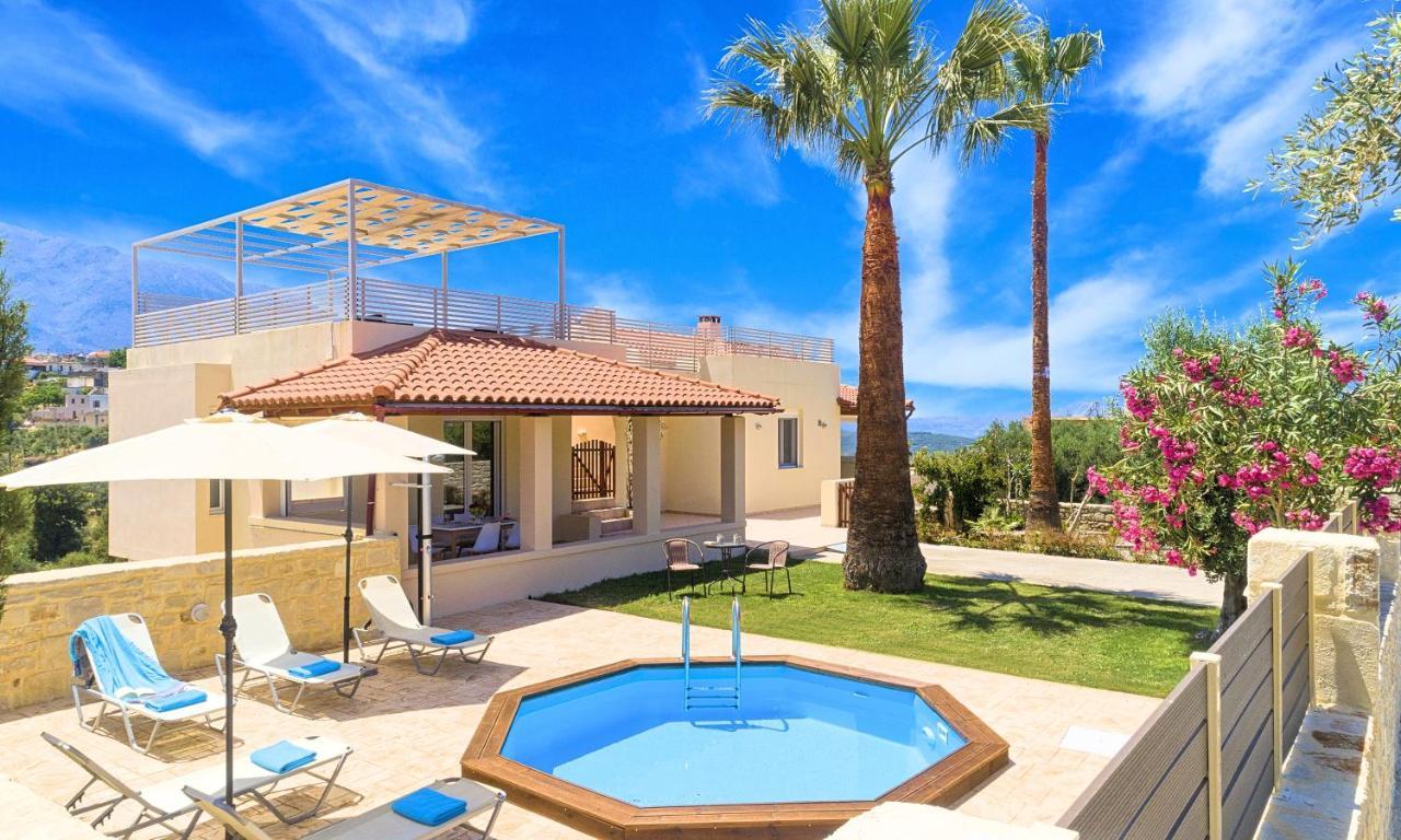 Villa Di Palma Heated Pool Koufi Екстер'єр фото