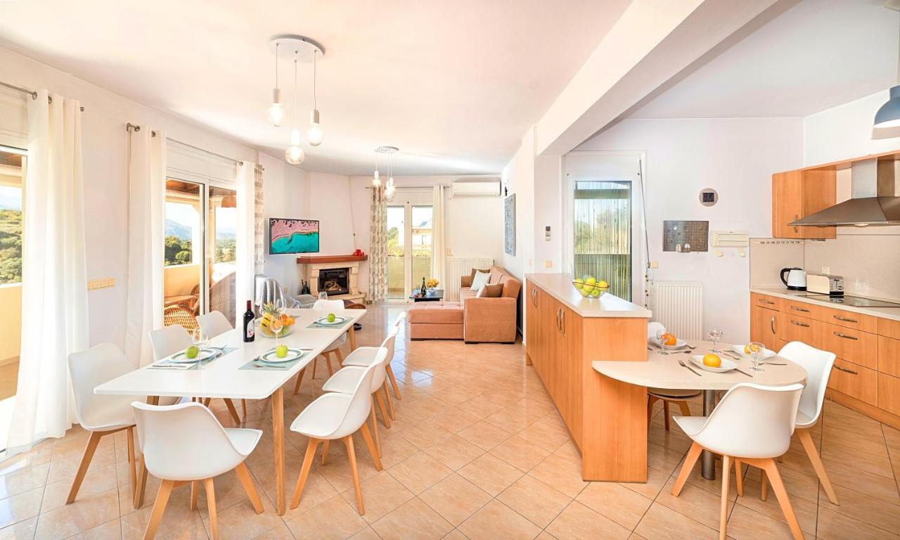 Villa Di Palma Heated Pool Koufi Екстер'єр фото